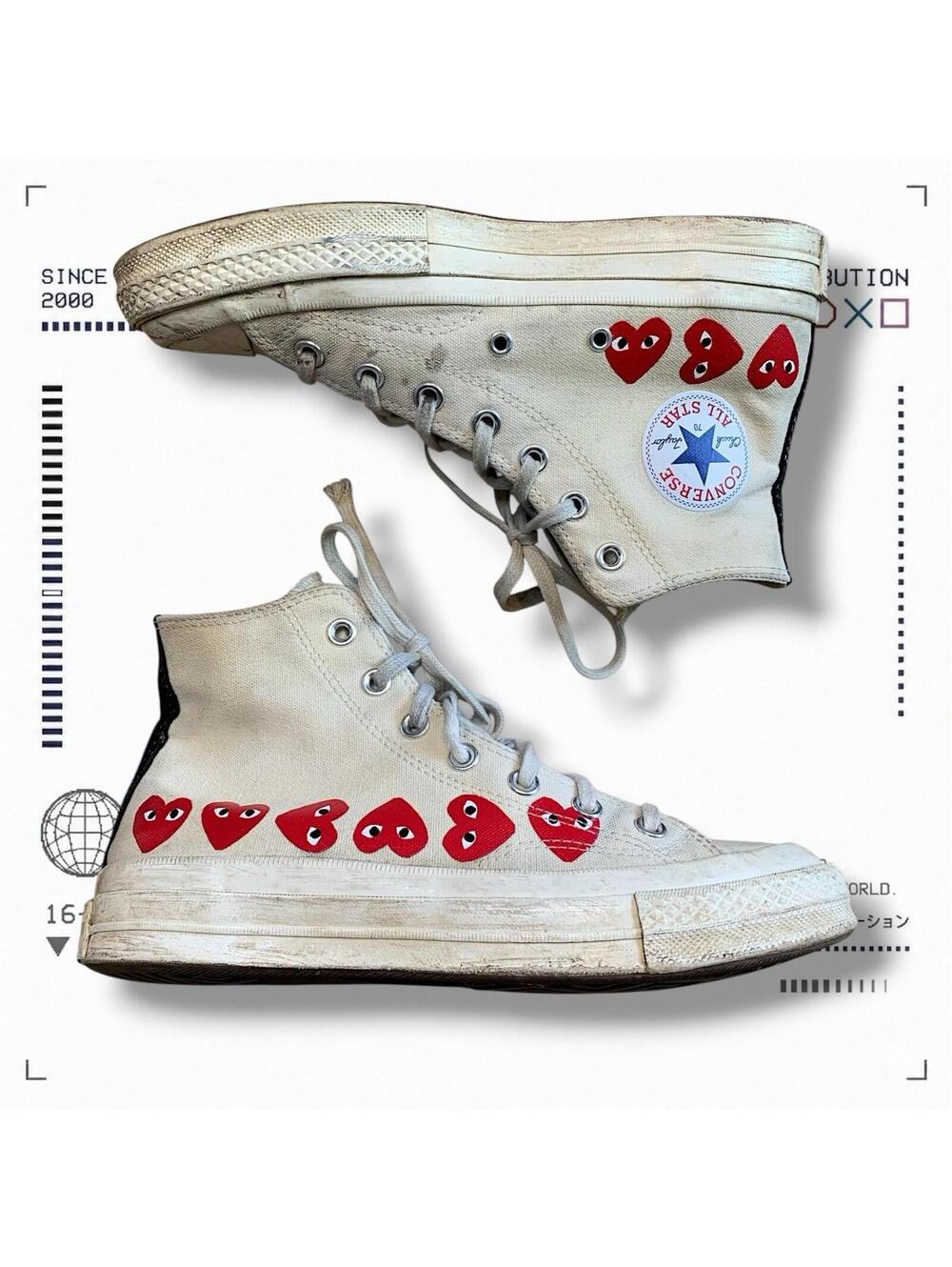 Converse Comme Des Garçons CDG Chuck Taylor Size 8 US Womens